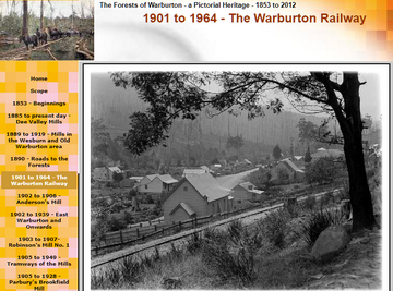 1901 to 1964 – The Warburton Railway