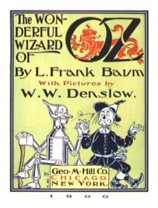 The Wonderful Wizard of Oz, front cover, a long time favourite.