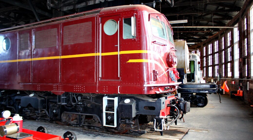Electric Locomotive. Junee Railway Workshops 2012.
