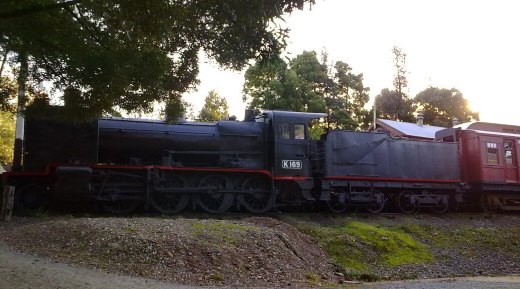 Steam locomotive K-169. Coal Creek, Korumburra. June 2011.