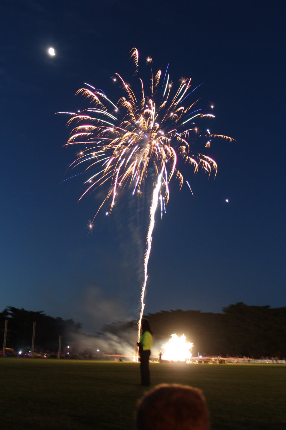 Firework display. New Years Break at Inverloch for 2011/2012.