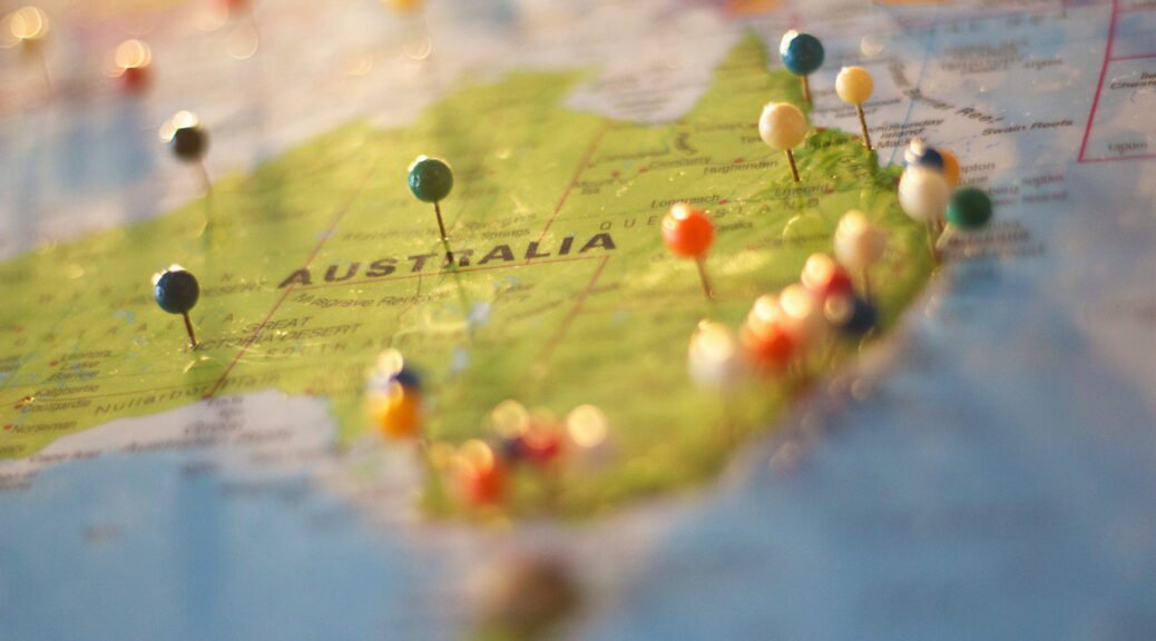 Australia Map. Photo by Catarina Sousa from Pexels