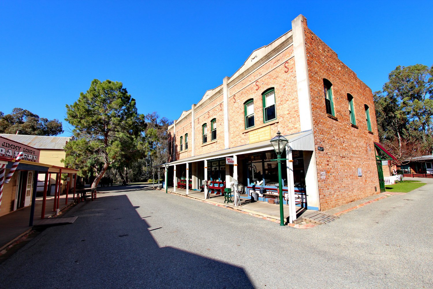Main Street, Pioneer Settlement Swan Hill. North West Victoria Tour, July 2020.
