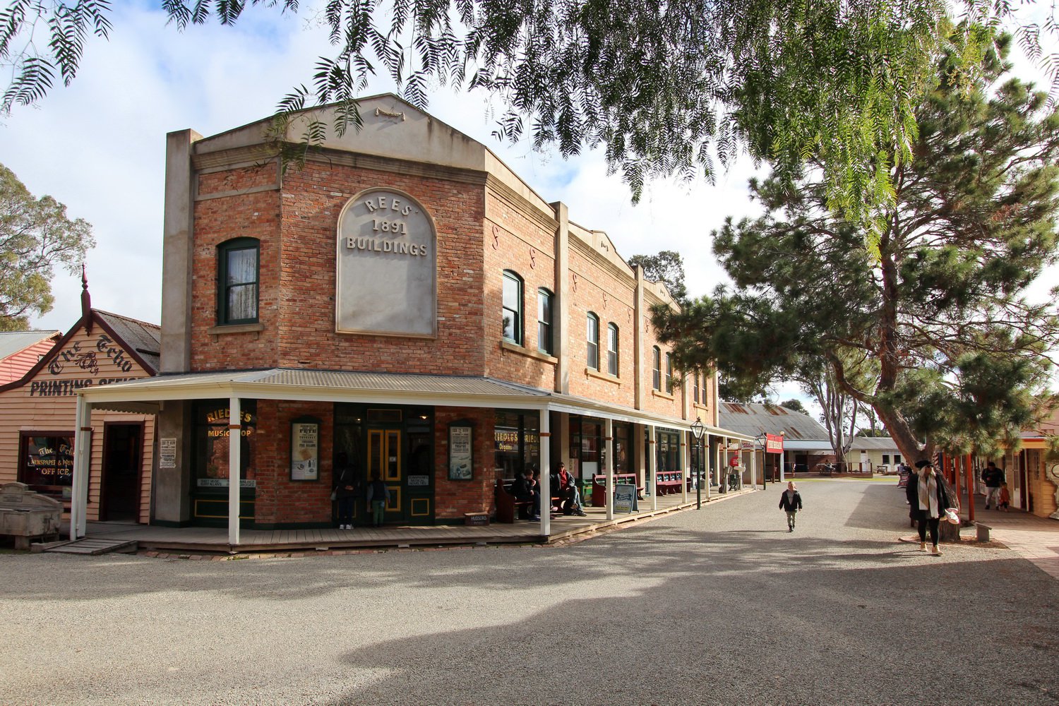 Riedels Music Shop, Pioneer Settlement Swan Hill. North West Victoria Tour, July 2020.