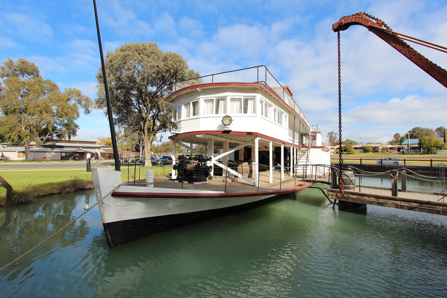 The Gem paddle ship, Pioneer Settlement Swan Hill. North West Victoria Tour, July 2020.
