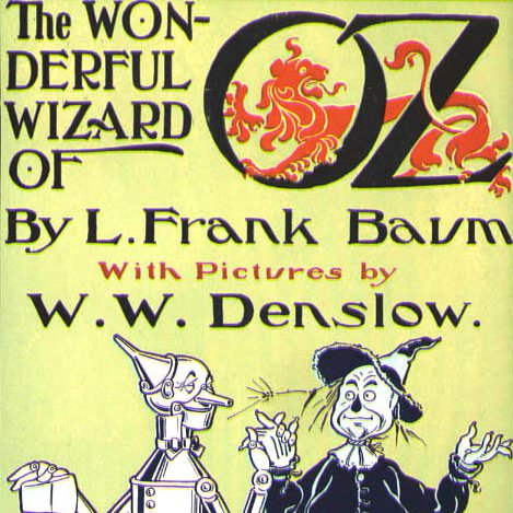 The Wonderful Wizard of Oz, front cover, a long time favourite.
