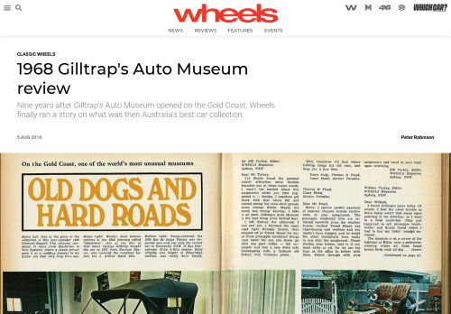 Gilltraps Auto Museum -Wheels Magazine