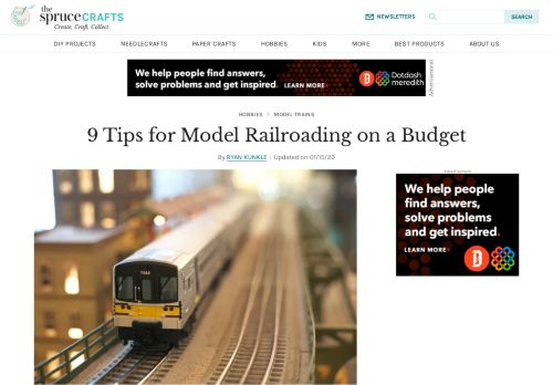 9 Tips for Model Railroading on a Budget