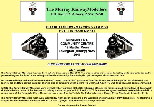 Murray Railway Modellers