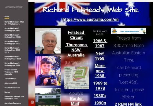 Richard Felstead’s Web Page