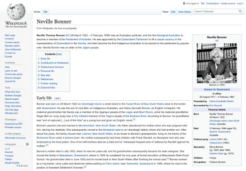 Neville Bonner – Wikipedia