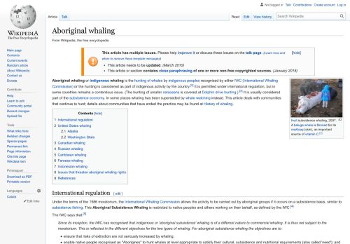 Aboriginal whaling – Wikipedia