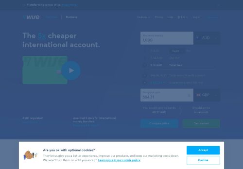 Wise, Formerly TransferWise: Online Money Transfers | International Banking Features