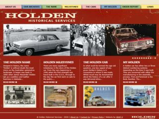 Holden Historical Services – Who built what and when?