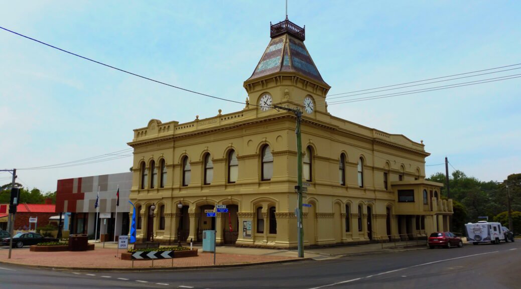 Historical building. At Creswick. Ballarat and Creswick weekend, January 2016.