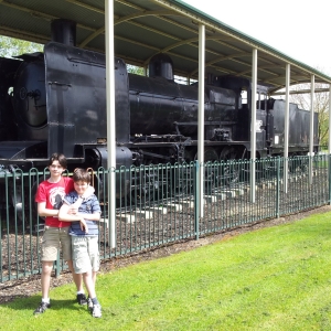 K-162 Steam locomotive in preservation at Yarragon, Victoria