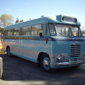 A Bedford bus, owned by Ventura Bus Services.