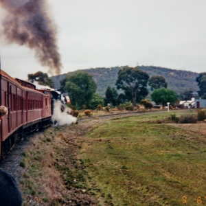 Steam train trip from Maldon to Castlemaine
