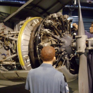 Engine maintenance exhibit