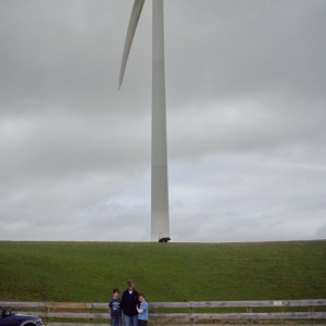 Lofty tower for the wind turbine