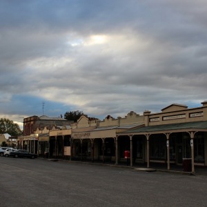 The quaint town of Clunes